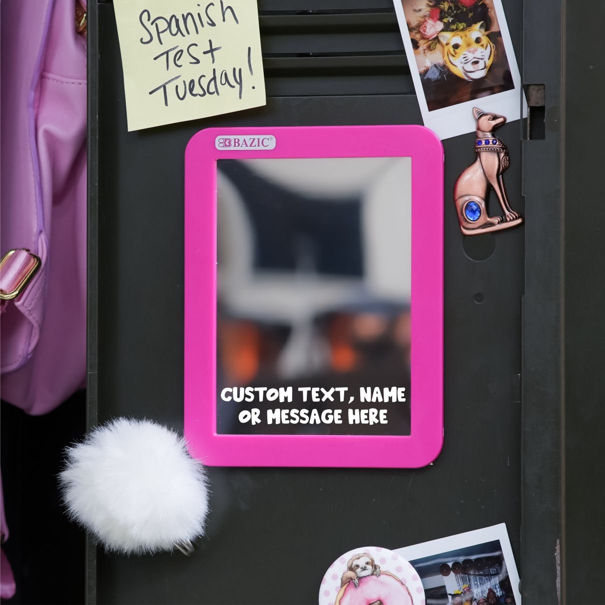 Magnetic Locker Mirror