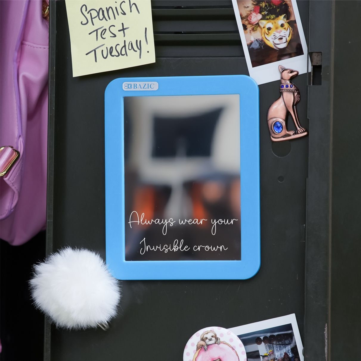 Magnetic Locker Mirror - color and style options
