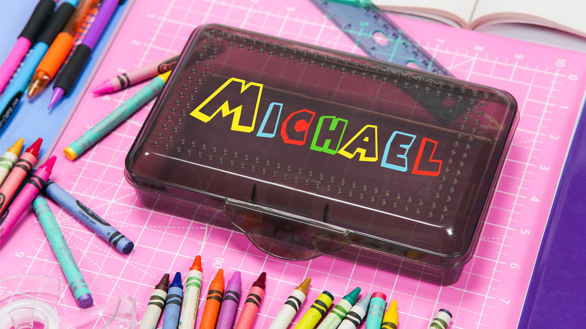 Personalized Plastic Pencil Box