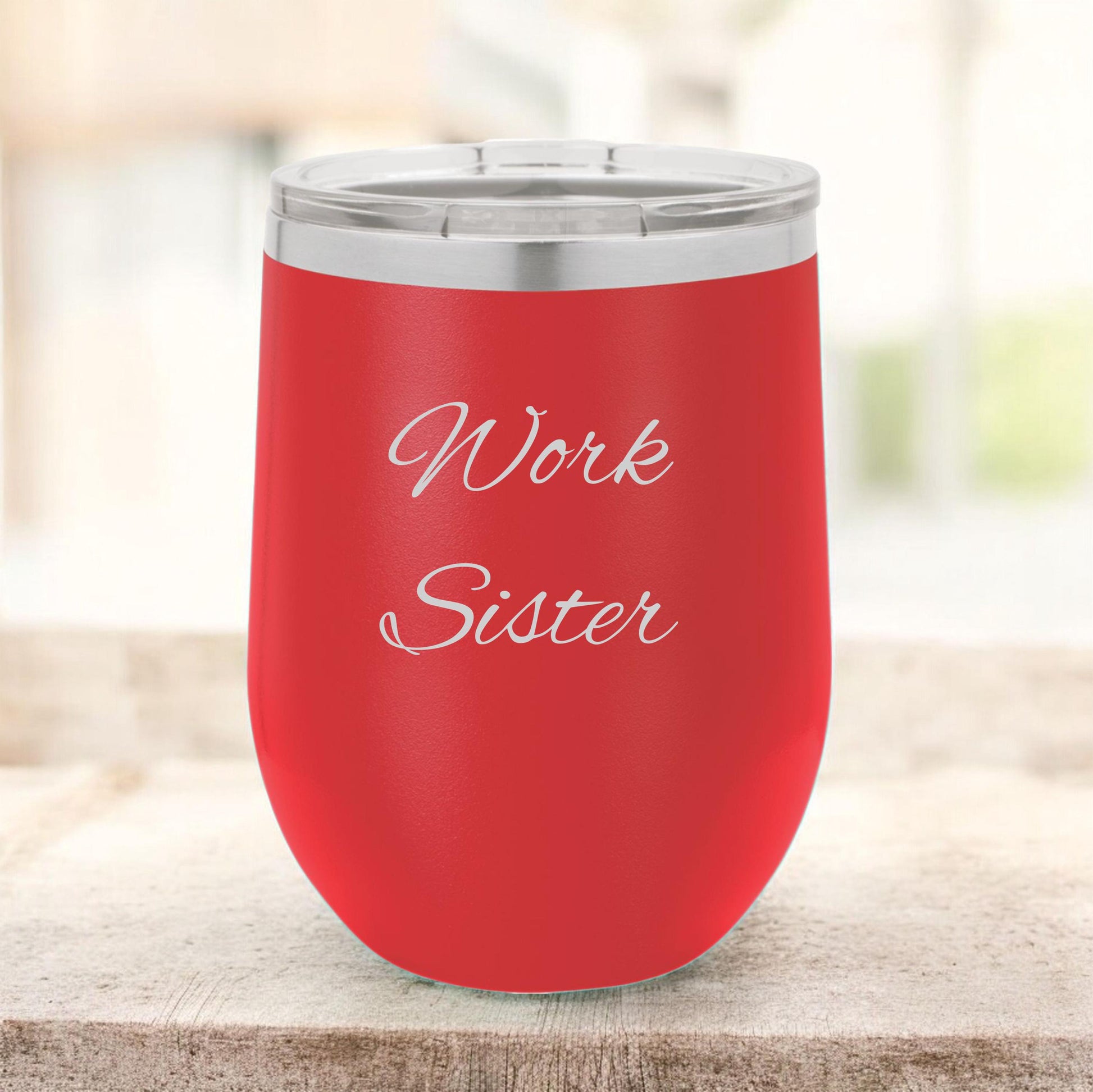 Custom Wine Tumbler - a thoughtful custom gift
