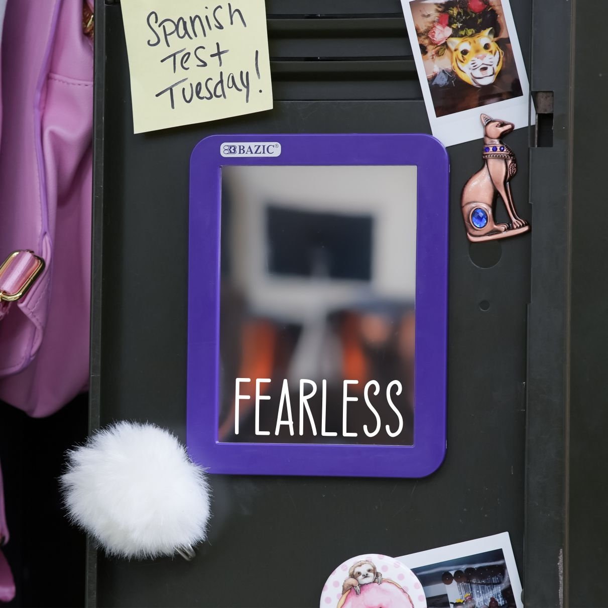 Magnetic Locker Mirror - a thoughtful custom gift
