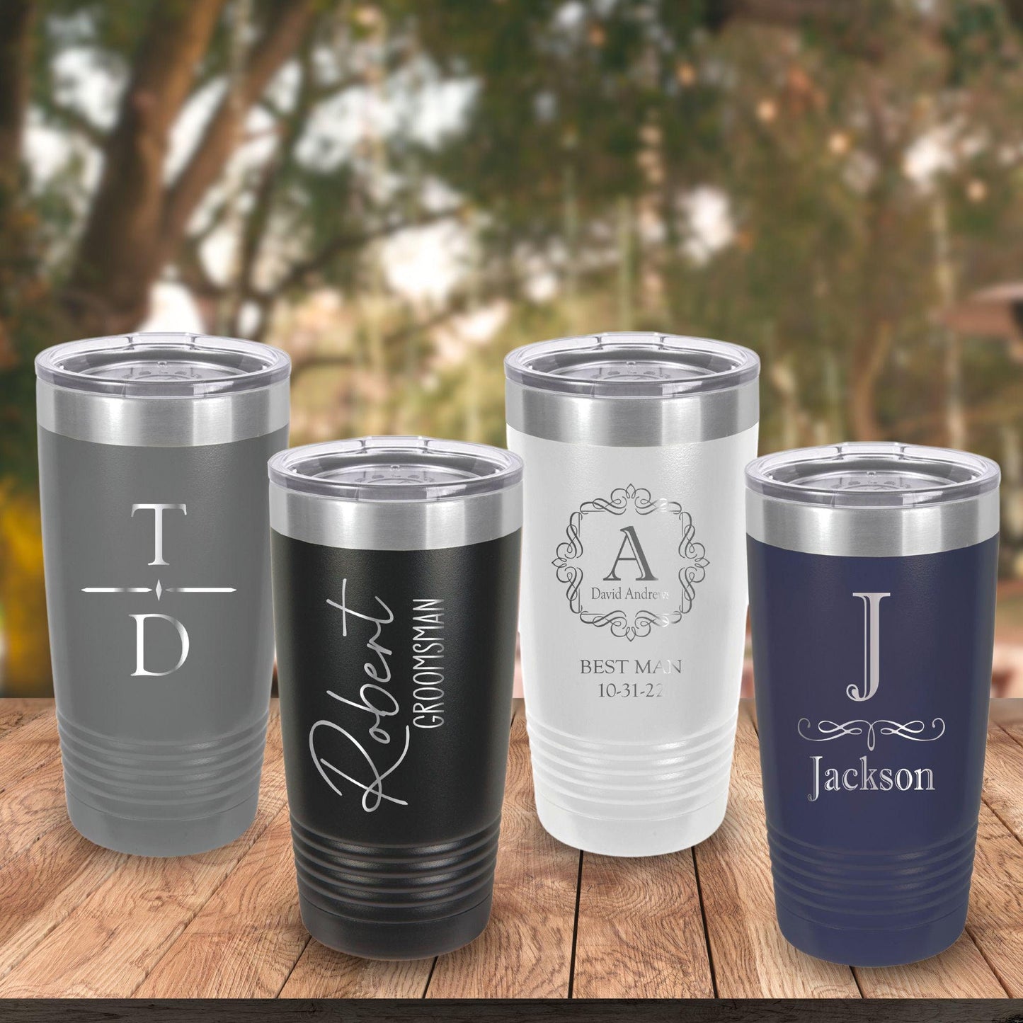 Personalized Groomsmen Tumbler
