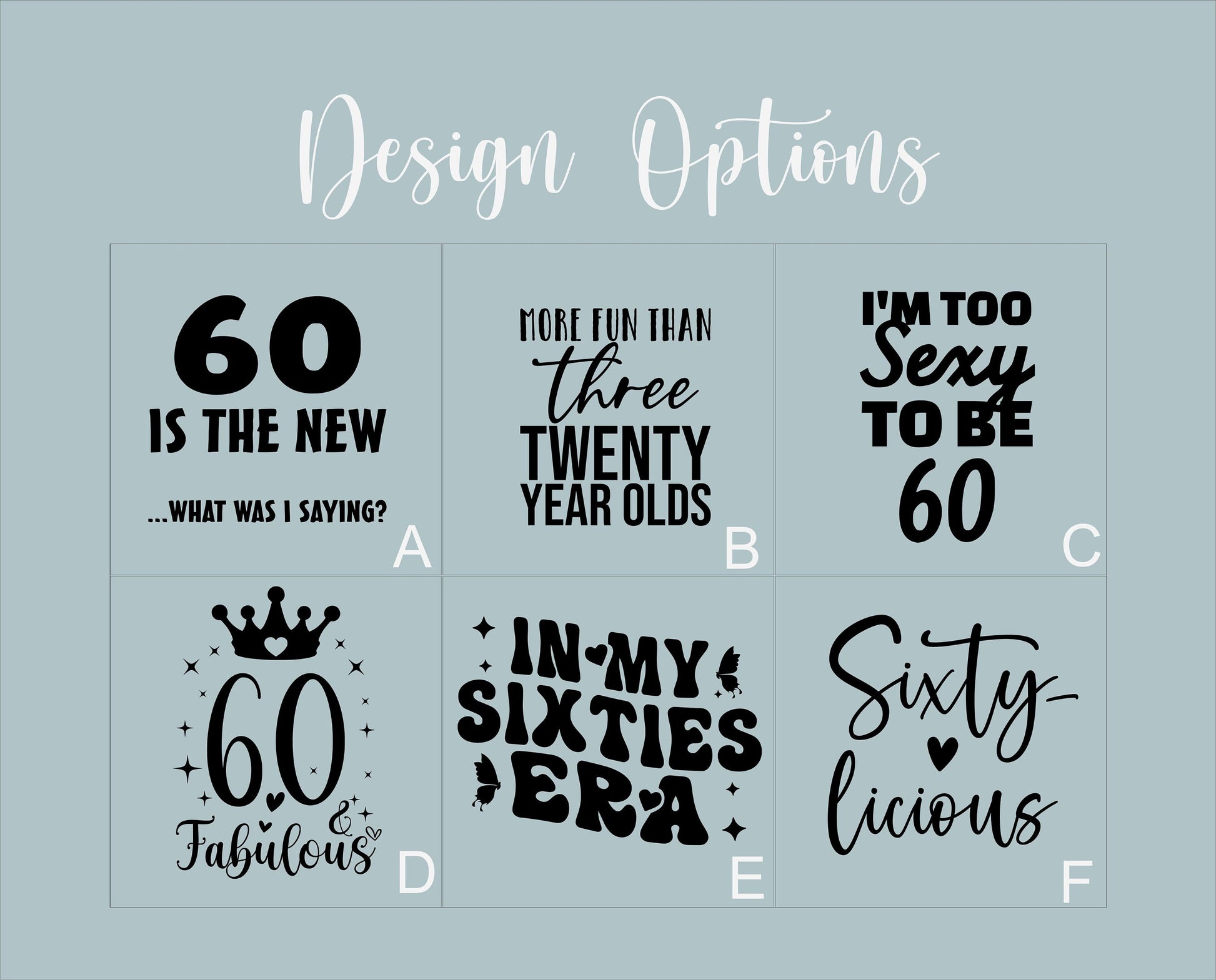 60th Birthday Wine Tumbler - personalization example