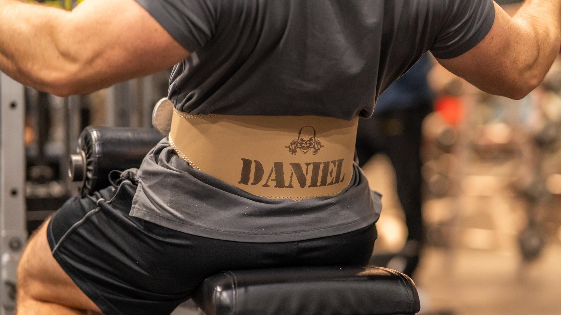 Personalized Leather Weight Lifting Belt: Padded Lumbar Support - color and style options