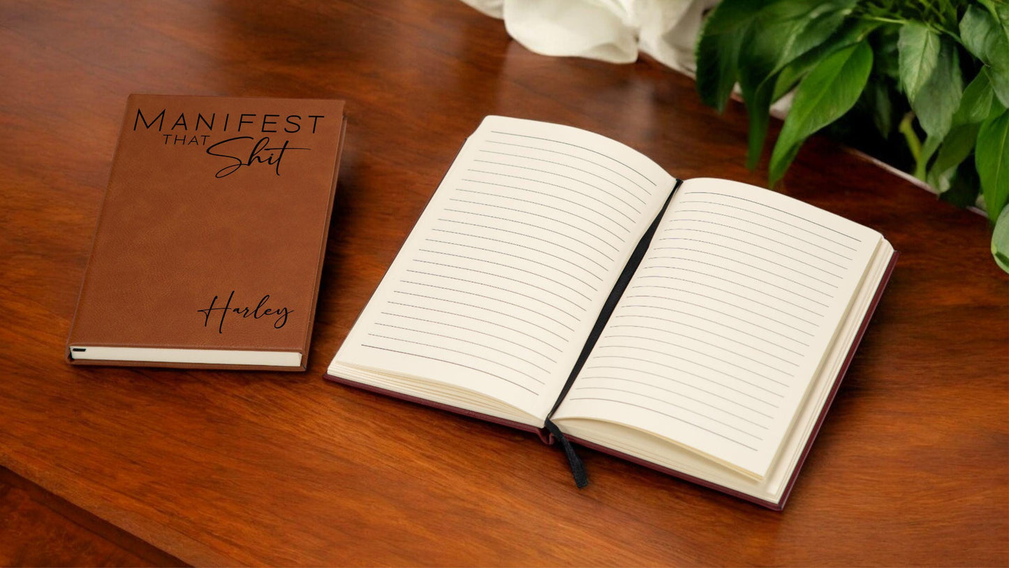 Personalized Manifestation journal - a thoughtful custom gift