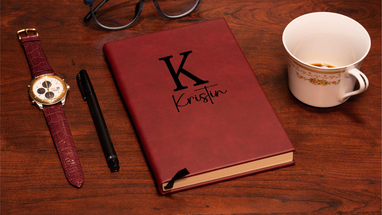 Personalized Manifestation journal - personalization example
