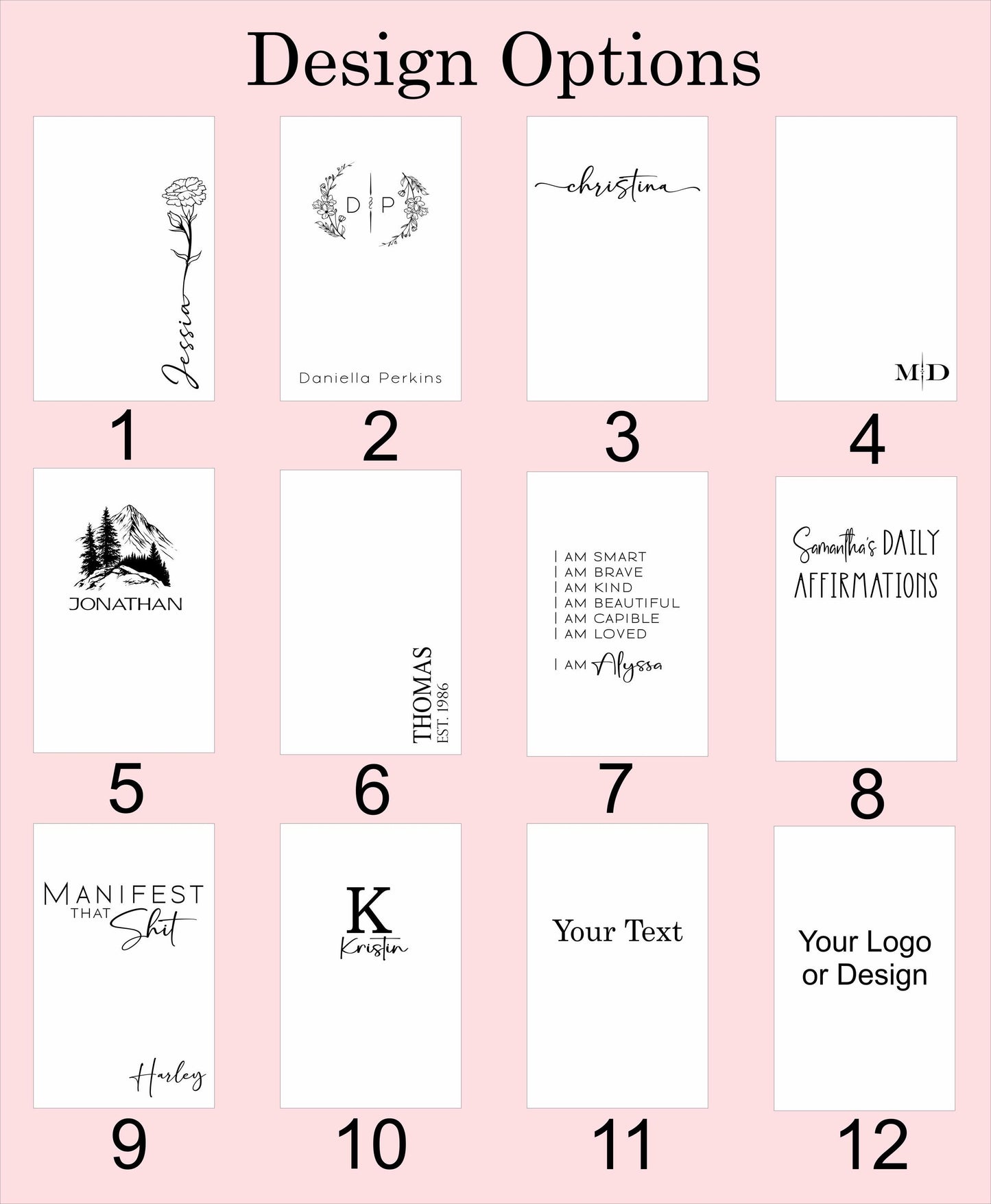 Valentine Gift Personalized Journal - personalization example