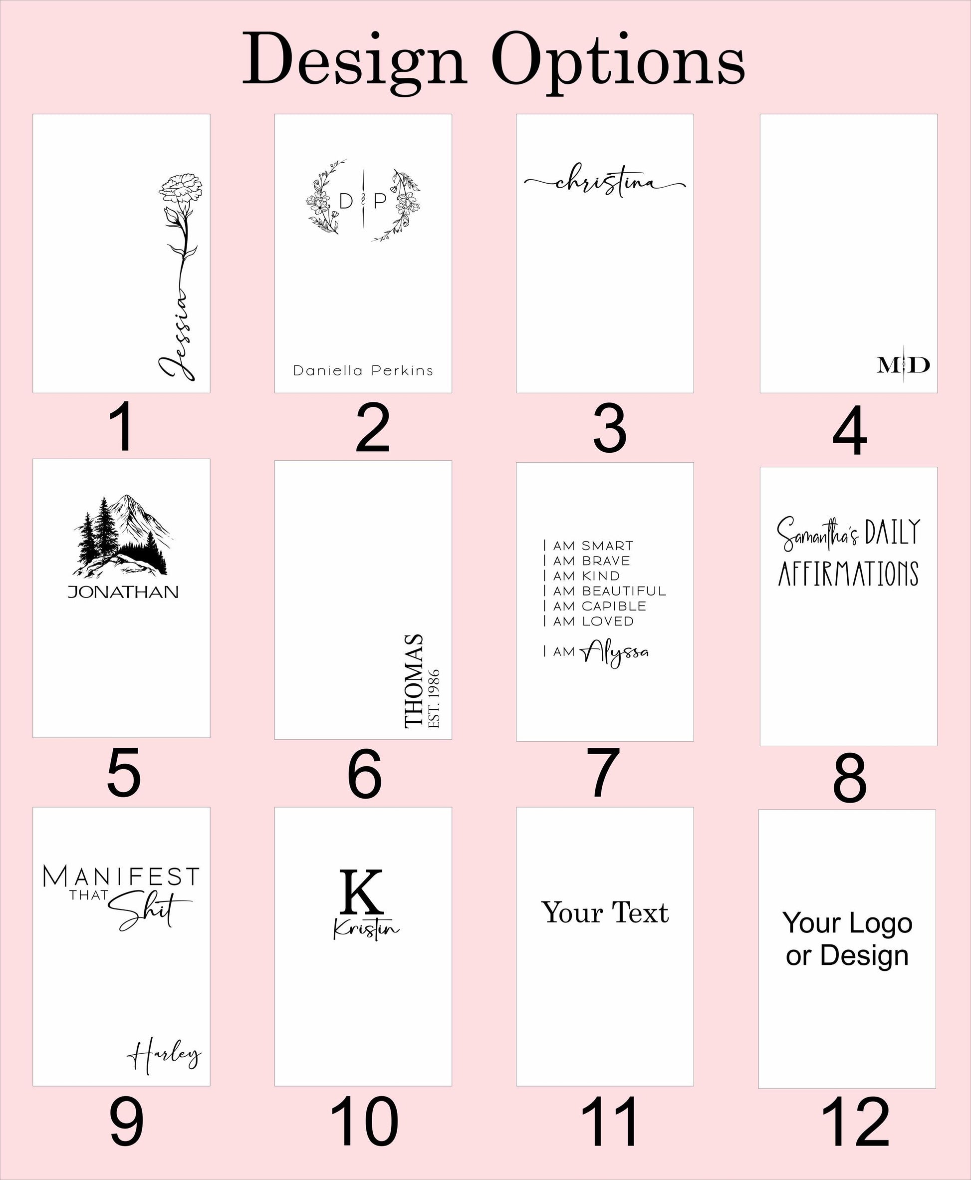 Valentine Gift Personalized Journal - personalization example
