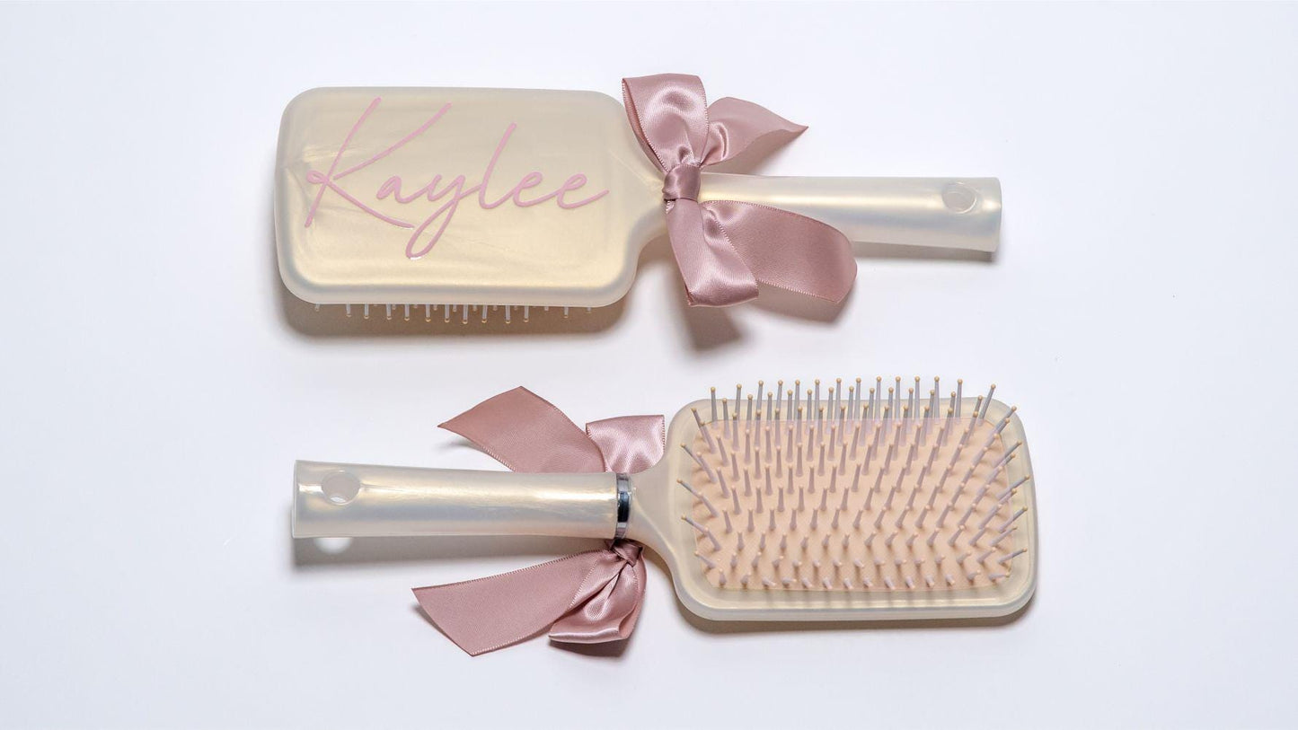 Bridesmaid gift - Personalized Hair Brush - a thoughtful custom gift