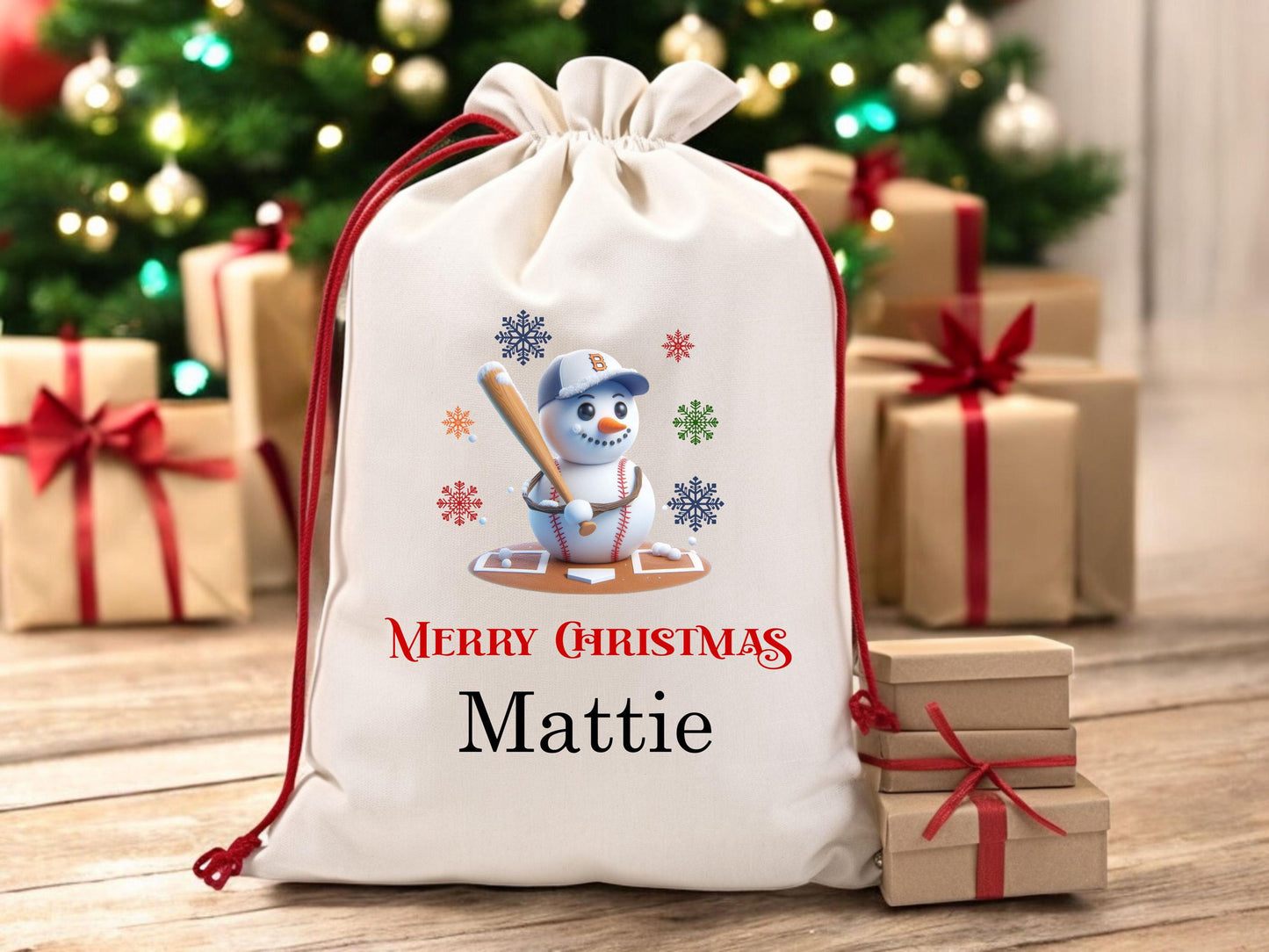 Soccer Santa Sack - a thoughtful custom gift