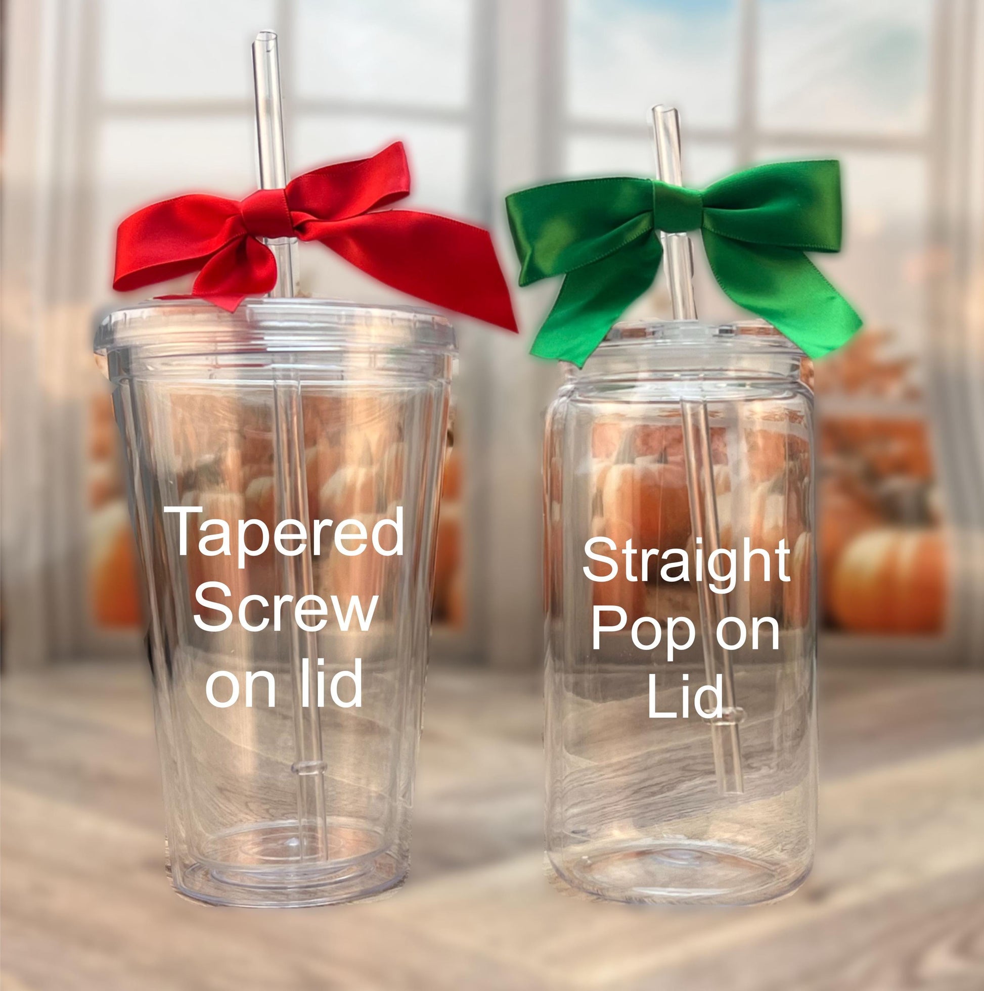 Kids Christmas Tumbler - close-up of the custom engraving