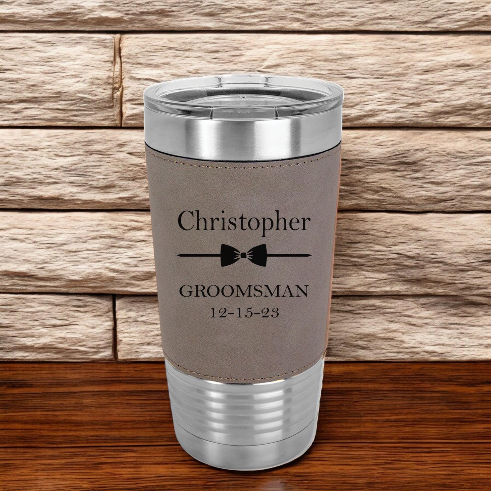 Personalized Tumbler for Men - personalization example