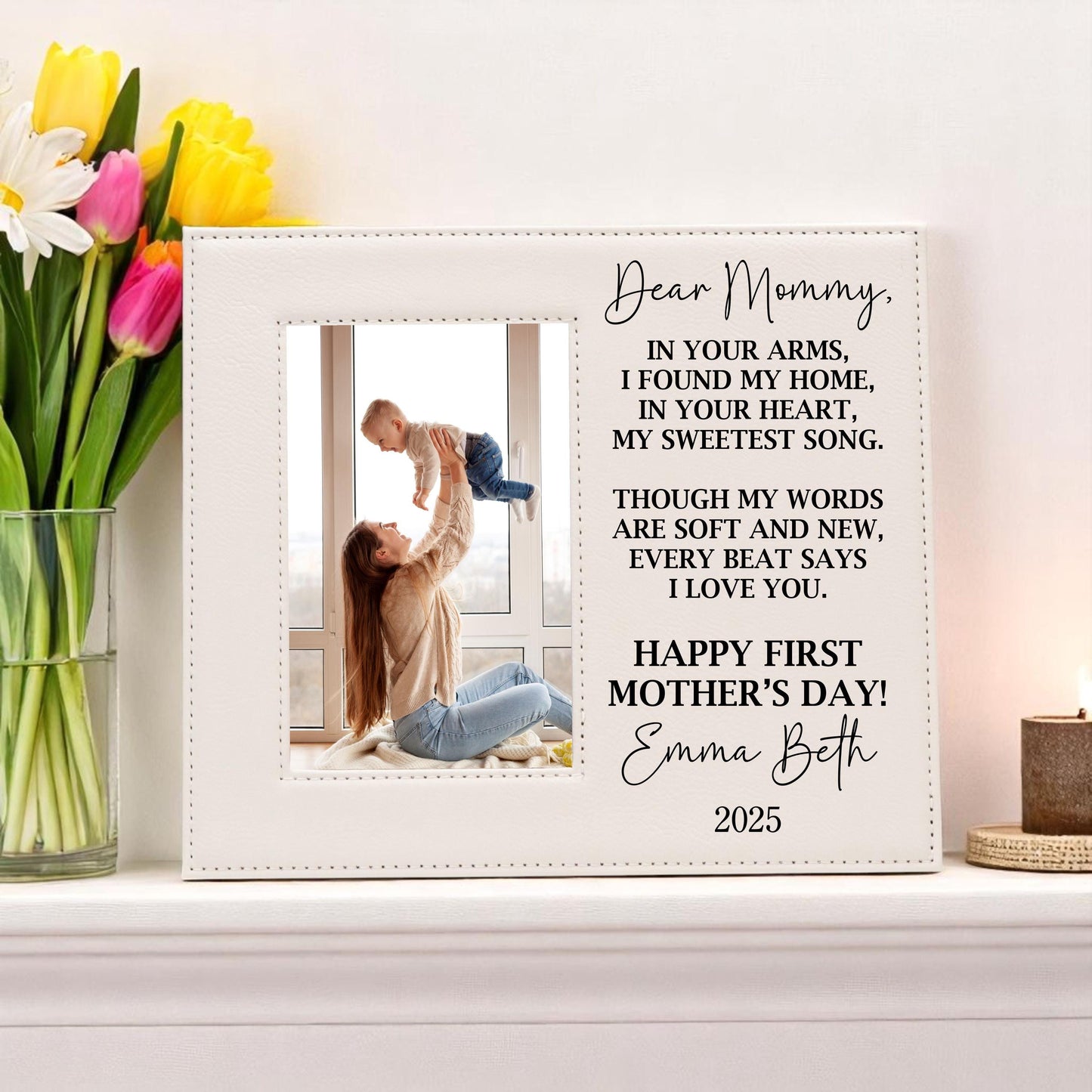 Personalized First Mothers Day Picture Frame