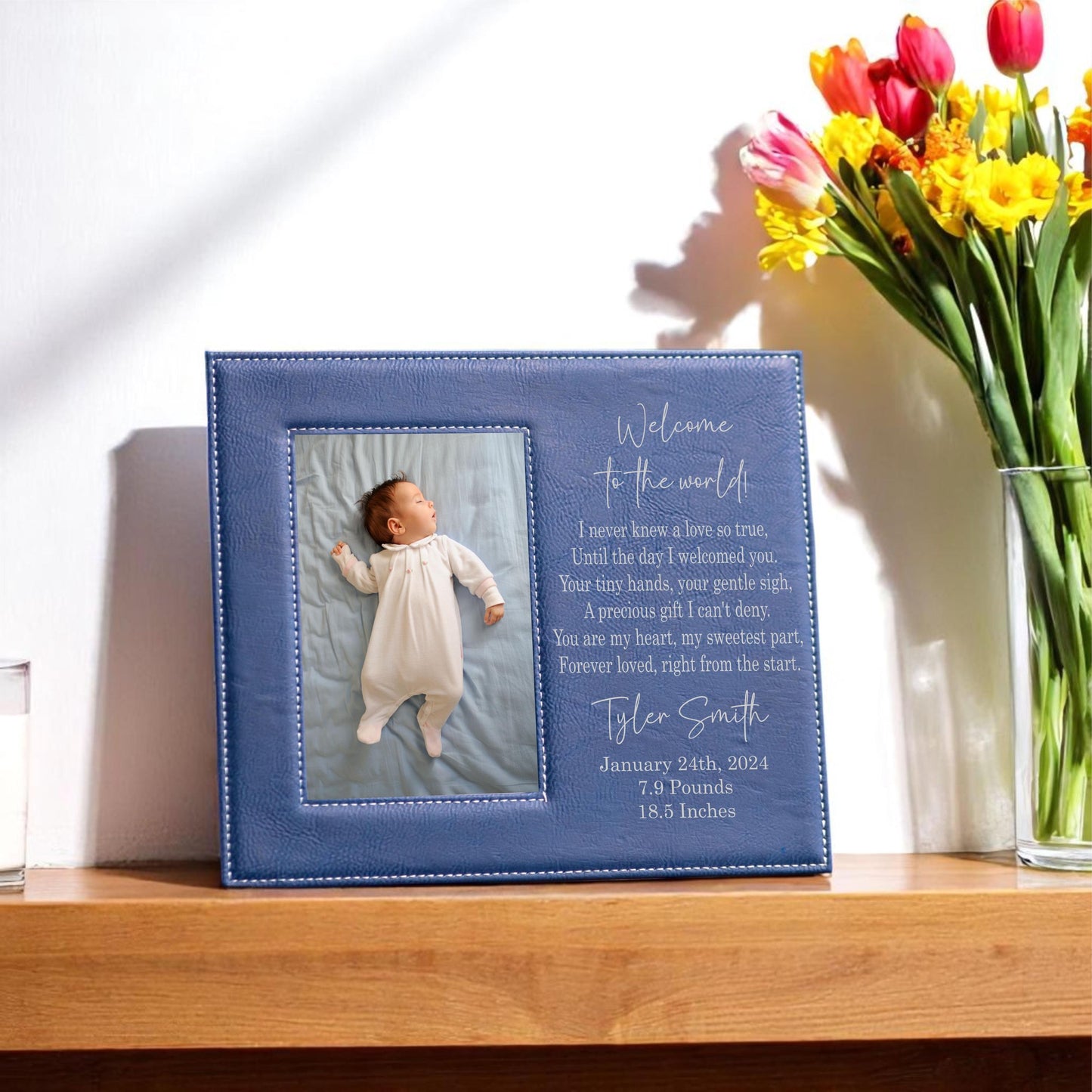 Personalized Baby Picture Frame - a thoughtful custom gift