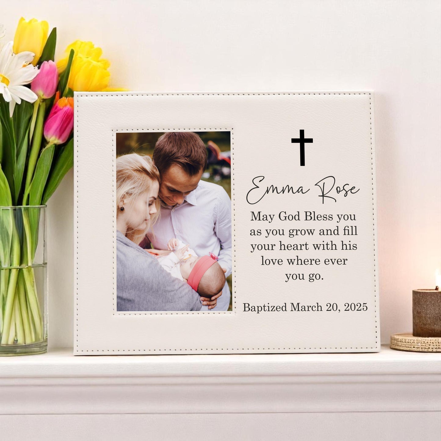 Personalized Baptism Picture Frame