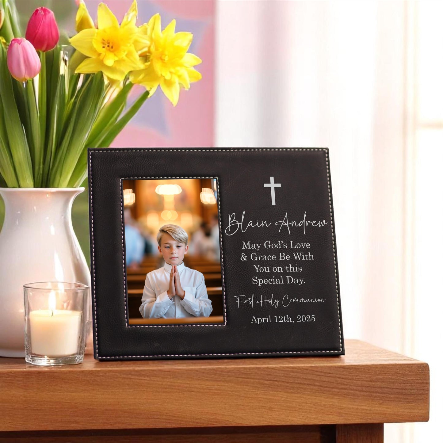 Personalized First Communion Picture Frame