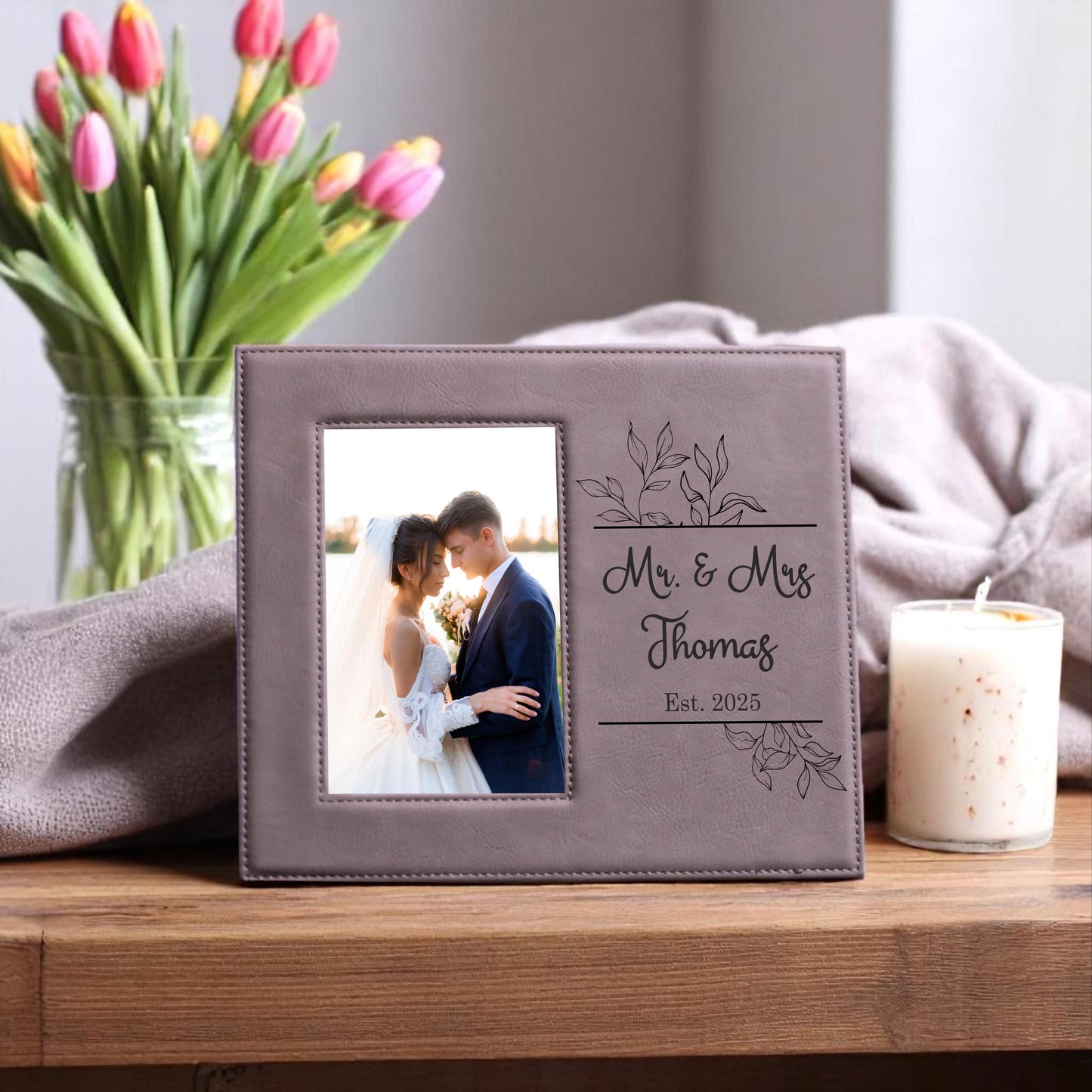Personalized Wedding Picture Frame - a thoughtful custom gift