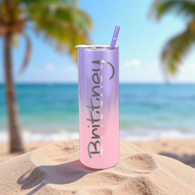 Personalized Tumbler with Name - color and style options