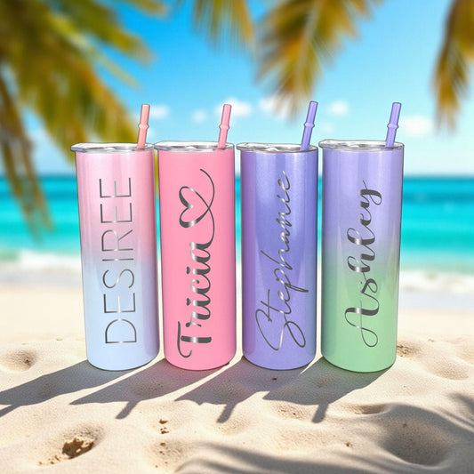 Personalized Tumbler with Name - personalized engraved gift, family-made in Long Island