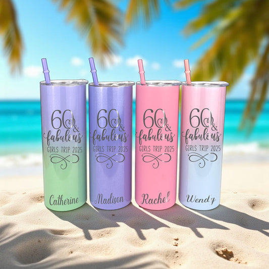 60th Birthday Gift for Women - personalized engraved gift, family-made in Long Island