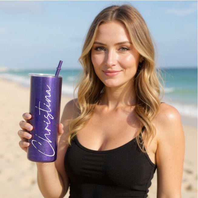 Personalized Tumbler with Name - personalized engraved gift, family-made in Long Island