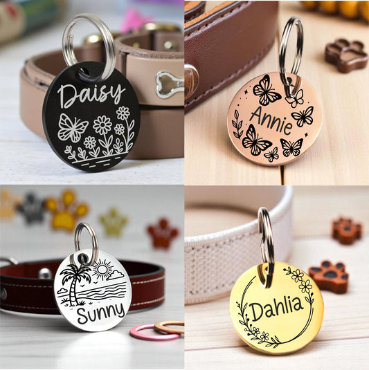 Personalized Dog & Cat ID Tag - personalization example
