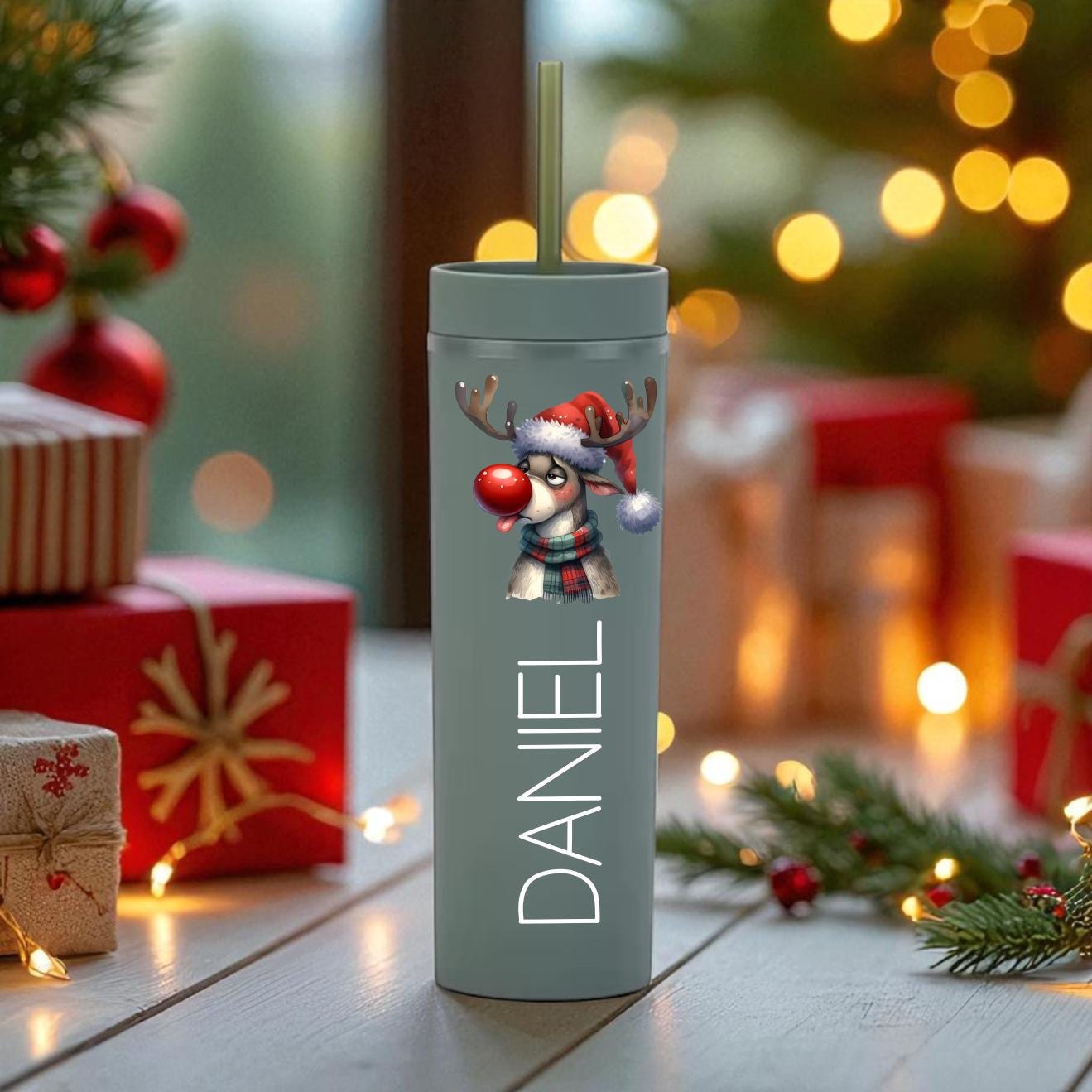 Personalized Funny Christmas Tumbler - a thoughtful custom gift