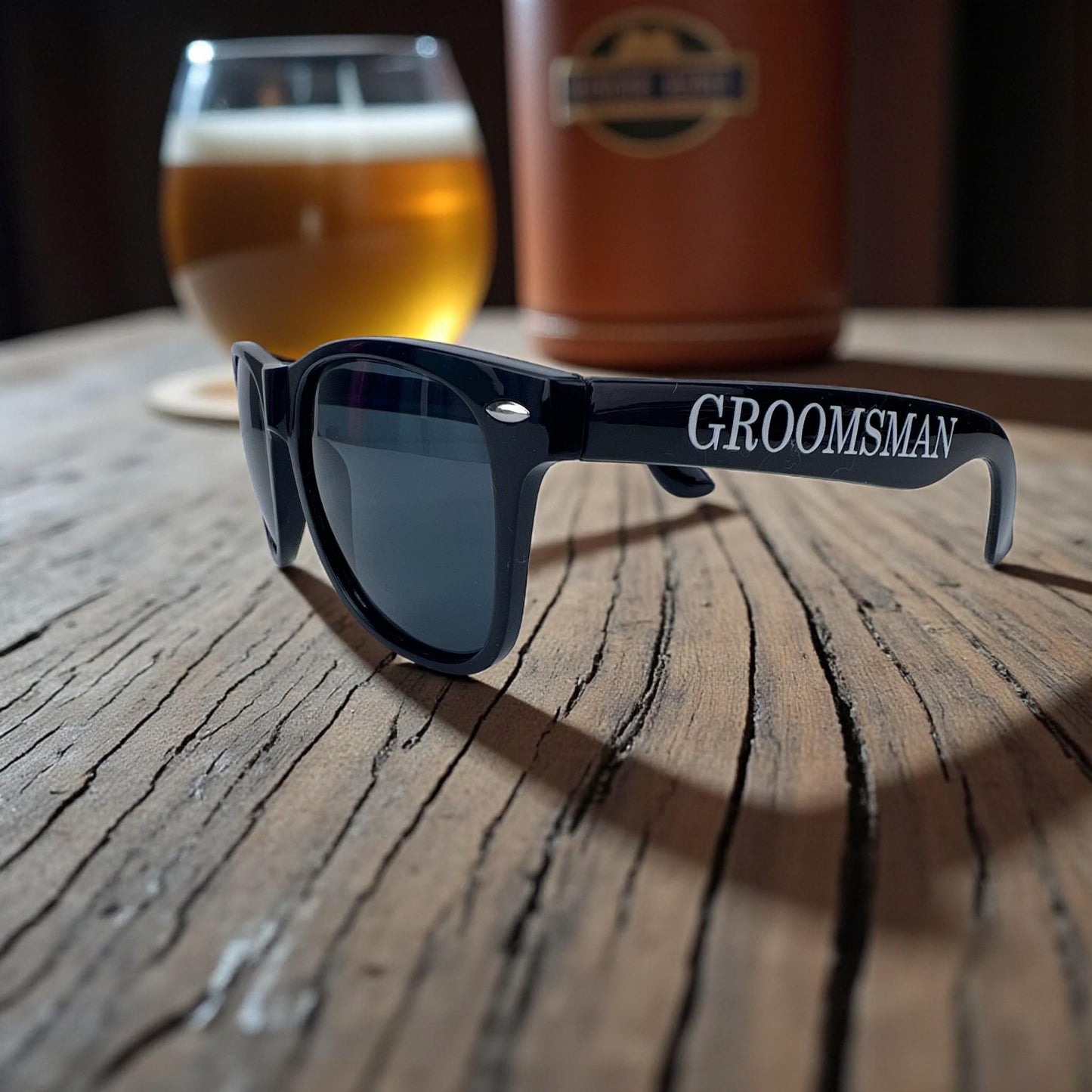 Custom Groomsman Sunglasses Personalized Wedding Party Shades for - personalization example