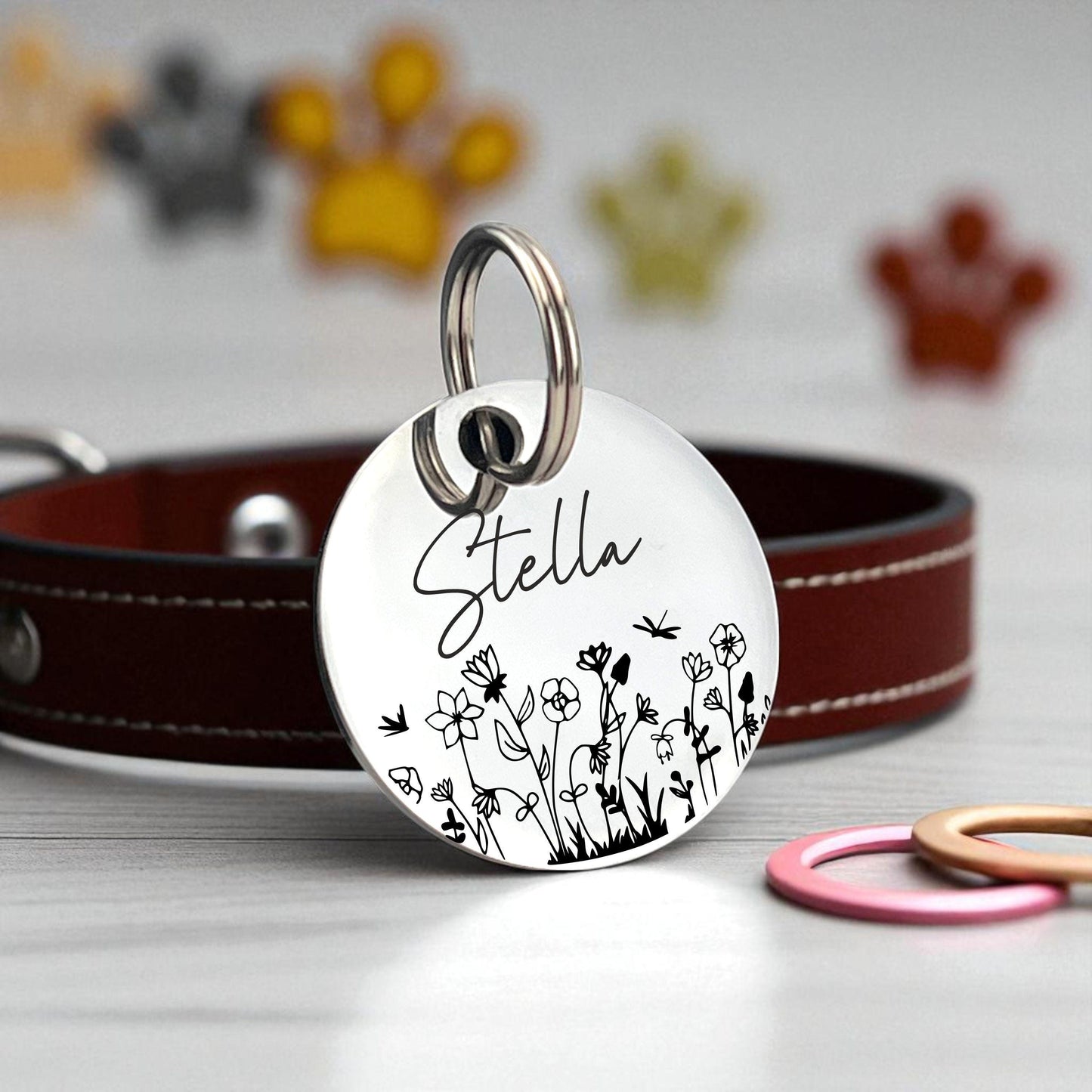Custom Engraved Dog ID Tag