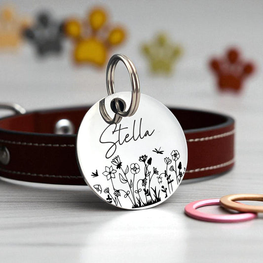 Custom Engraved Dog ID Tag - personalized engraved gift, family-made in Long Island