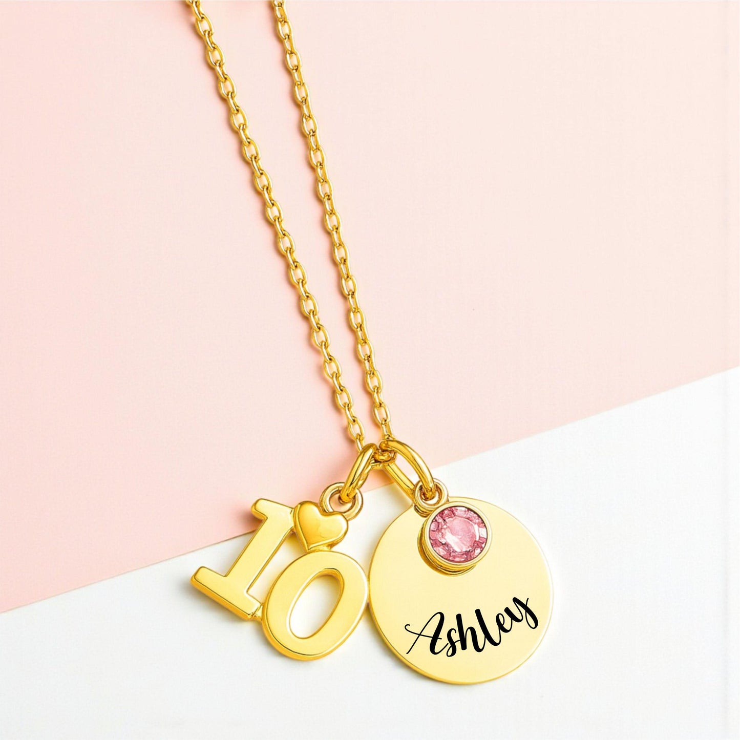 10th Birthday Gift for Girl - personalized engraved gift, family-made in Long Island