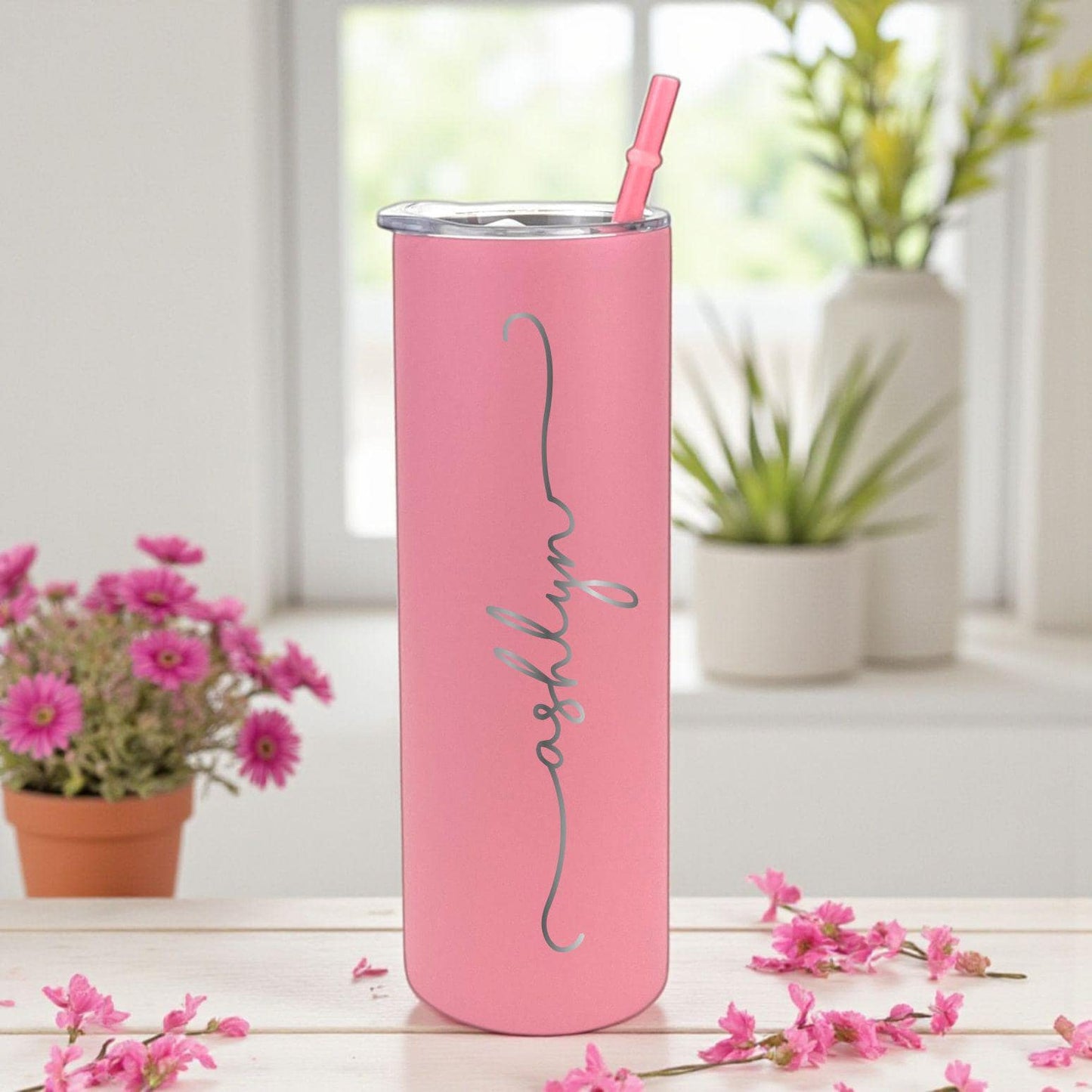 Personalized Skinny Tumbler with Name - a thoughtful custom gift