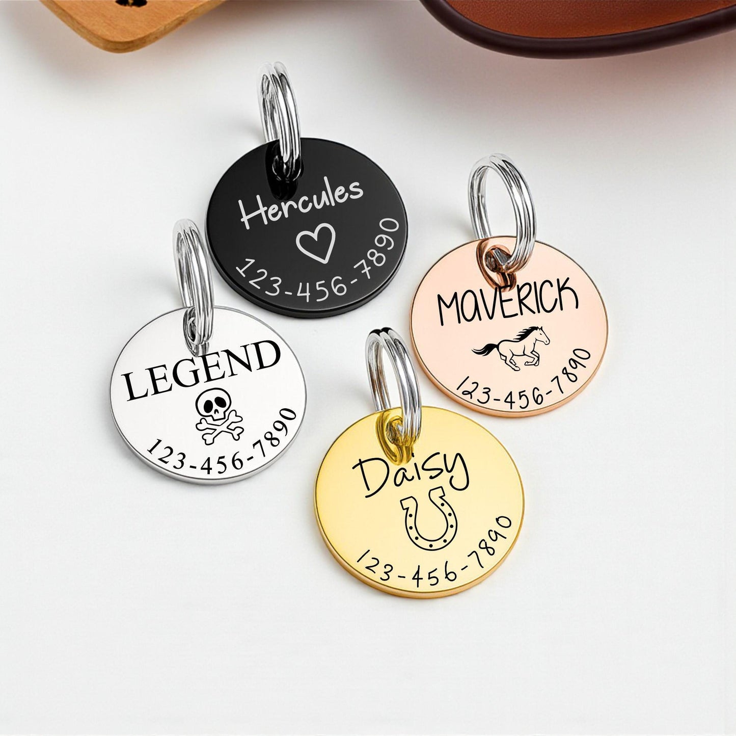 Custom Engraved Bridle Name Tag
