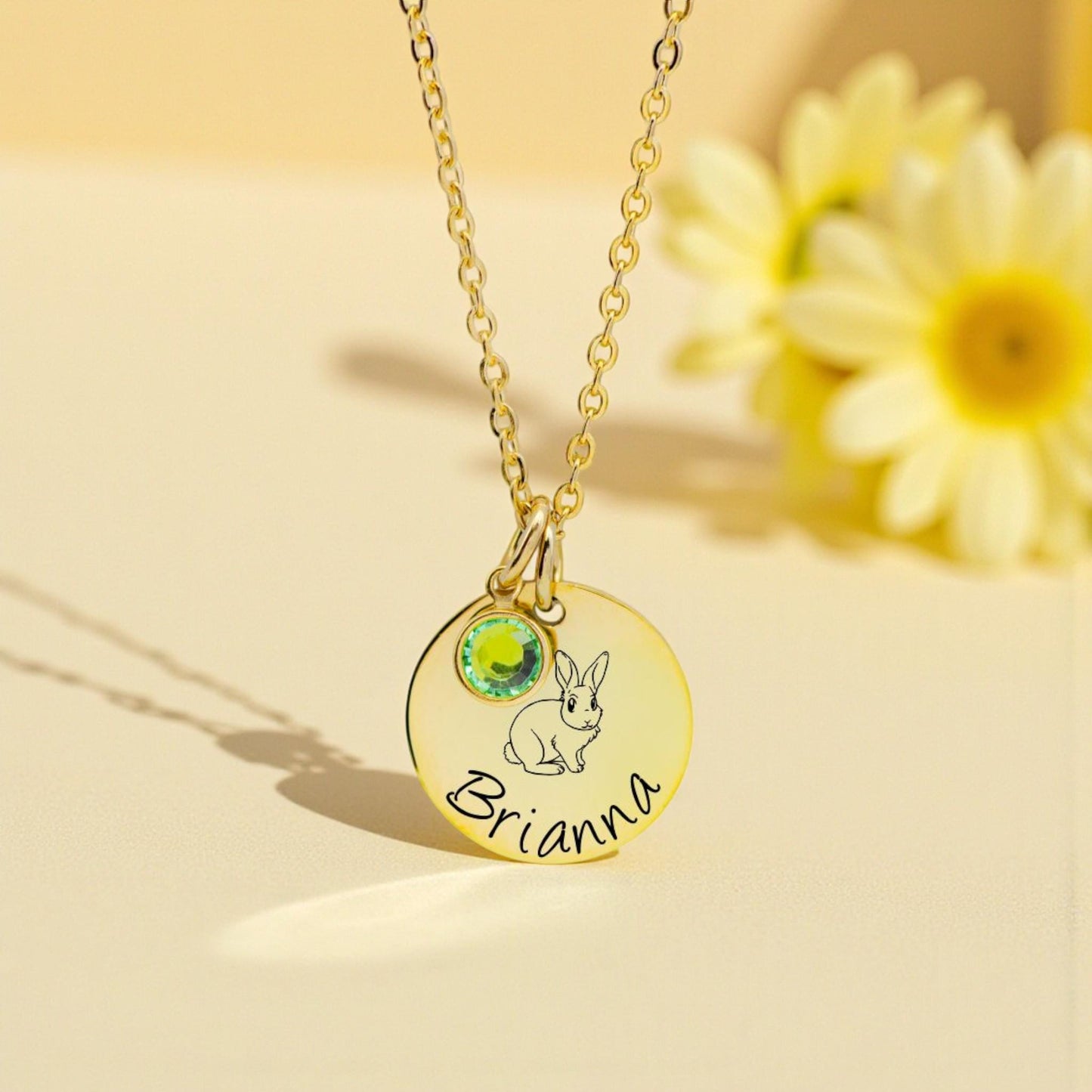 Personalized Child Necklace - color and style options