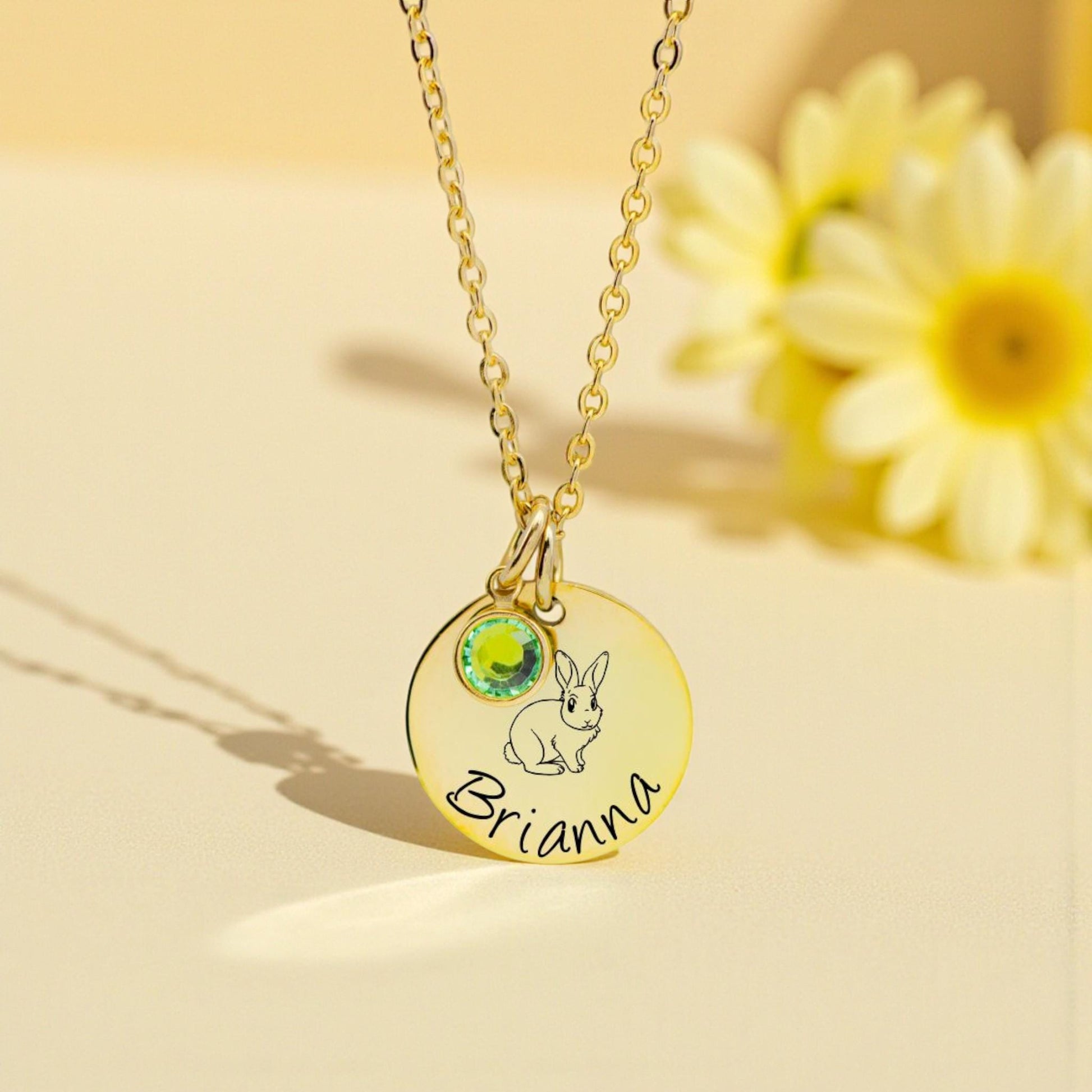 Personalized Child Necklace - color and style options
