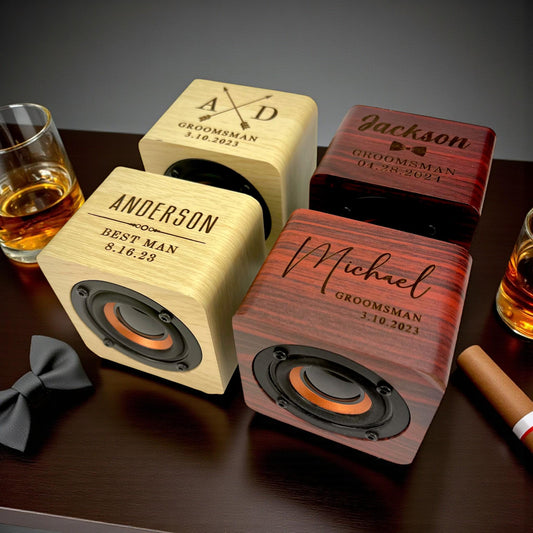 Personalized Bluetooth Speaker - personalized engraved gift, family-made in Long Island