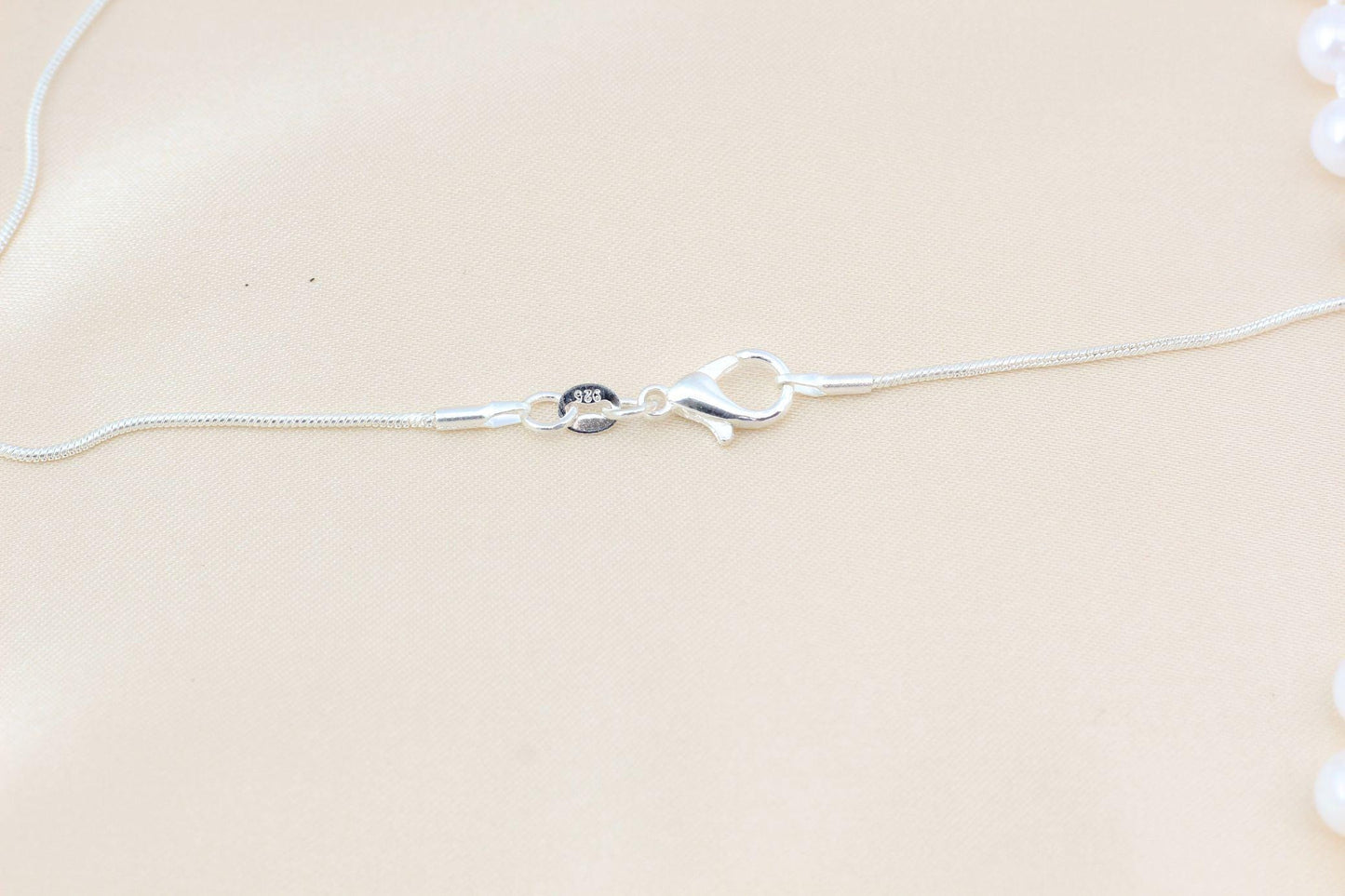 Personalized Horse Necklace with Name - close-up of the custom engraving