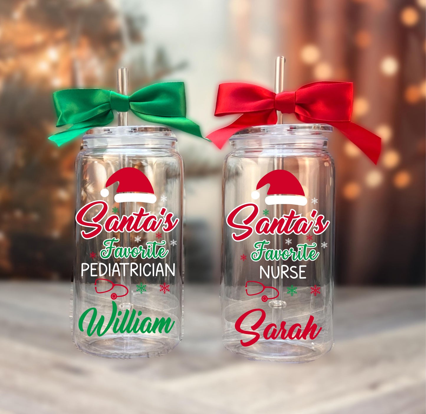 Personalized Christmas Tumbler