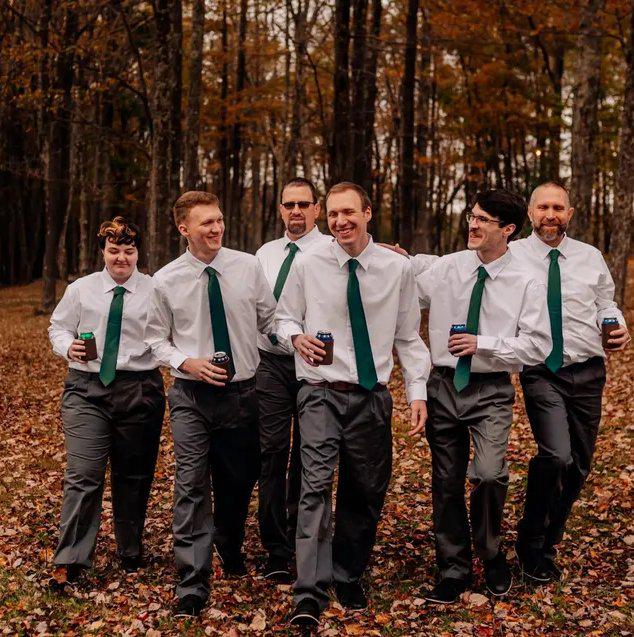 Personalized Groomsmen Can Cooler - color and style options