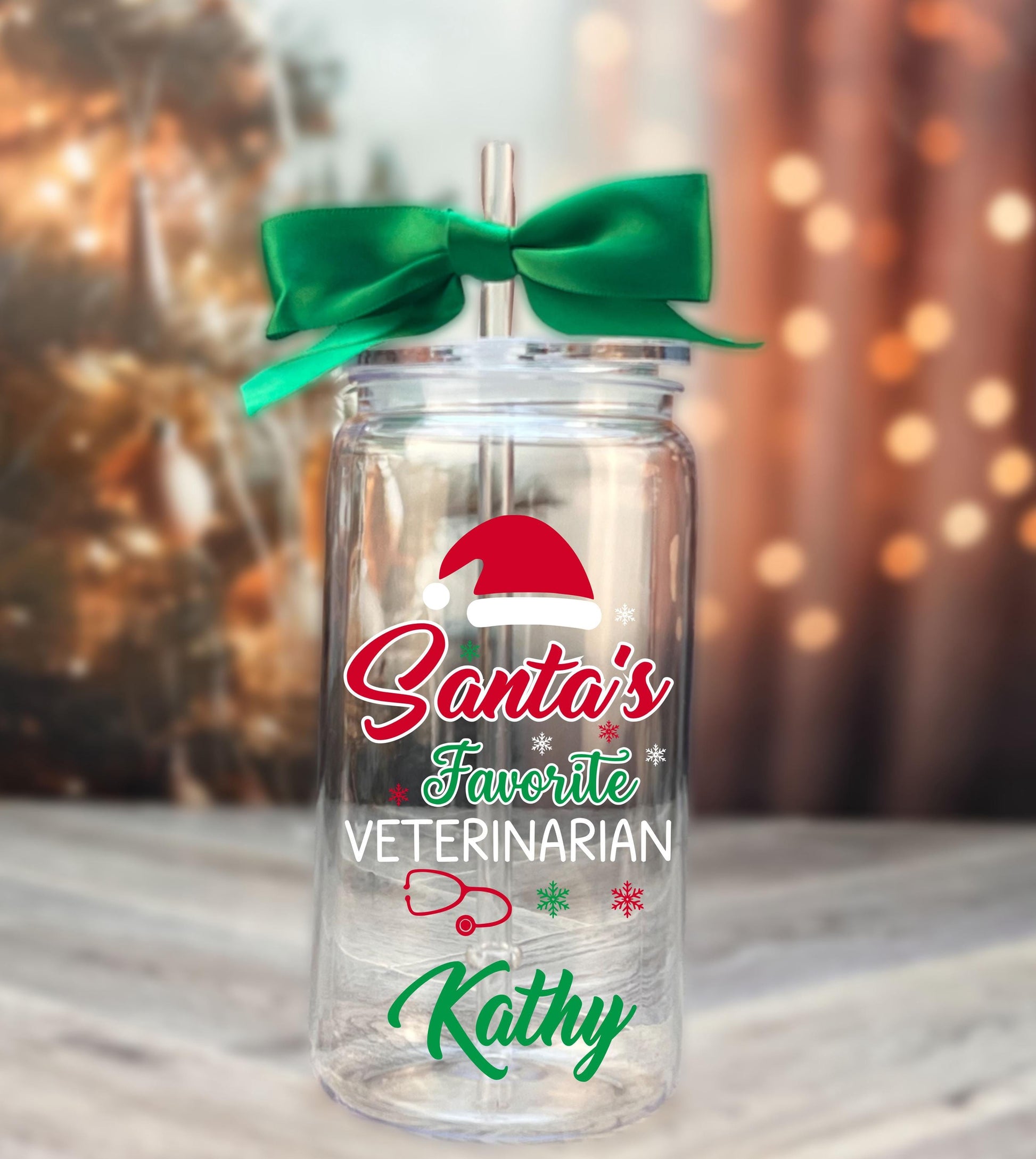 Personalized Christmas Tumbler - a thoughtful custom gift