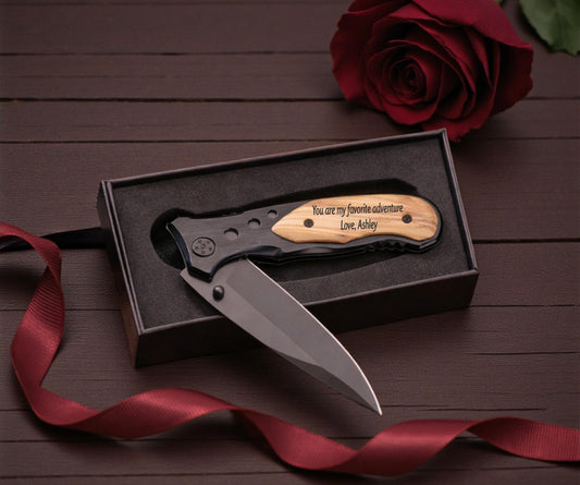 Personalized Gift Set for Him - personalized engraved gift, family-made in Long Island