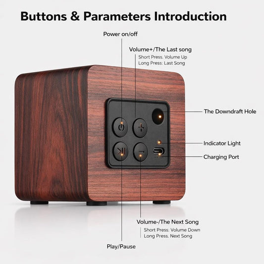 Personalized Bluetooth Speaker - close-up of the custom engraving