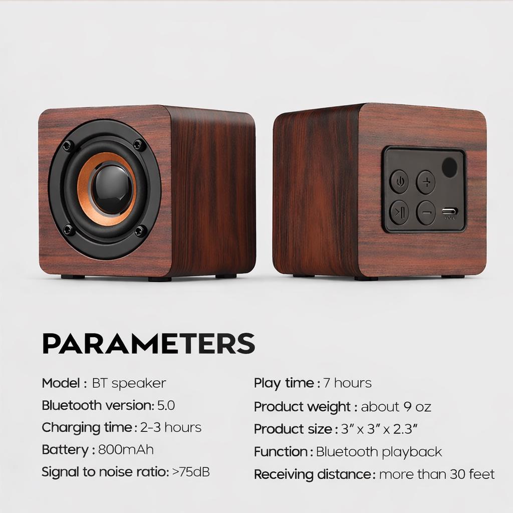 Personalized Wooden Bluetooth Speaker for Couples - a thoughtful custom gift