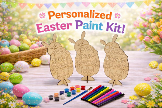 Easter Basket Stuffer for Kids - personalized engraved gift, family-made in Long Island
