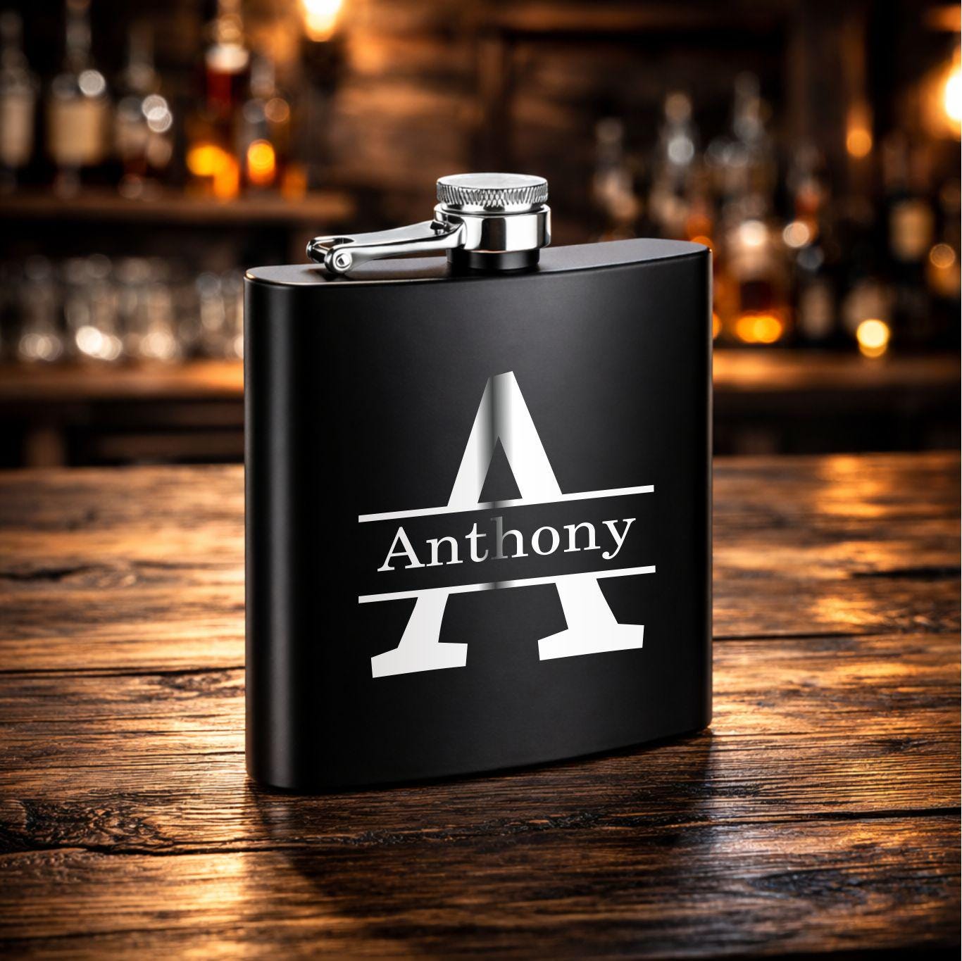 Groomsmen Proposal Gift Set - close-up of the custom engraving
