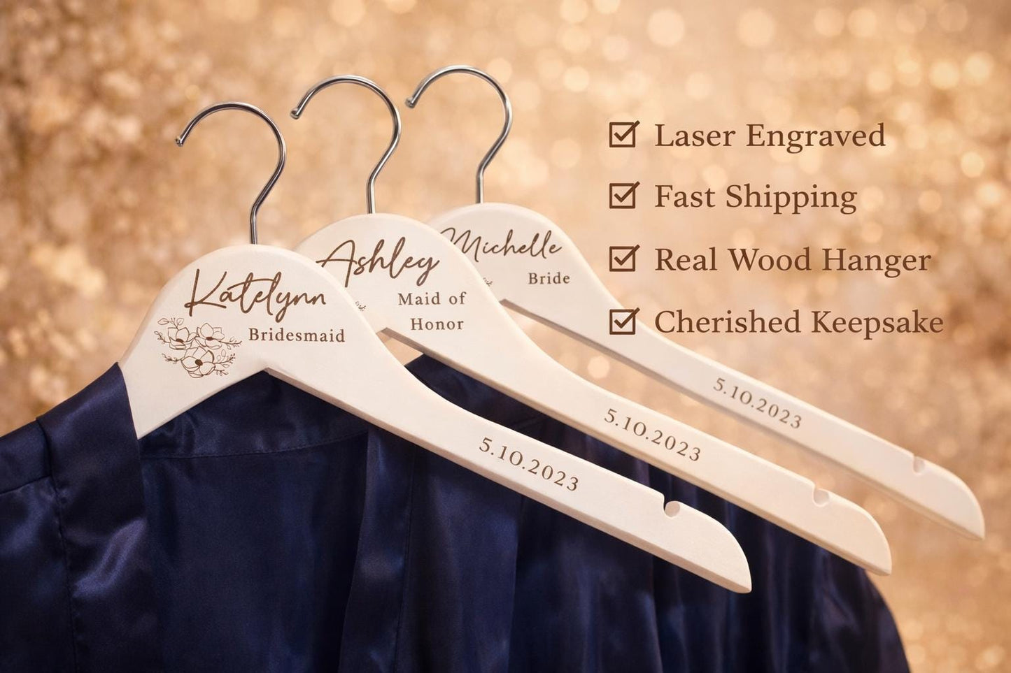 Personalized Bride Hanger - a thoughtful custom gift