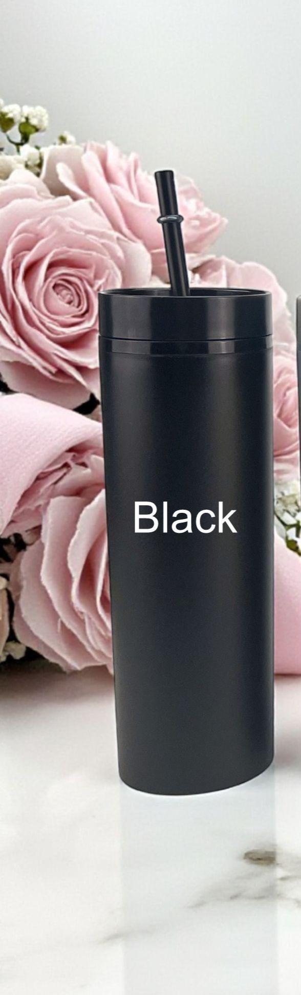 Personalized Bridesmaid Tumbler with Straw - a thoughtful custom gift
