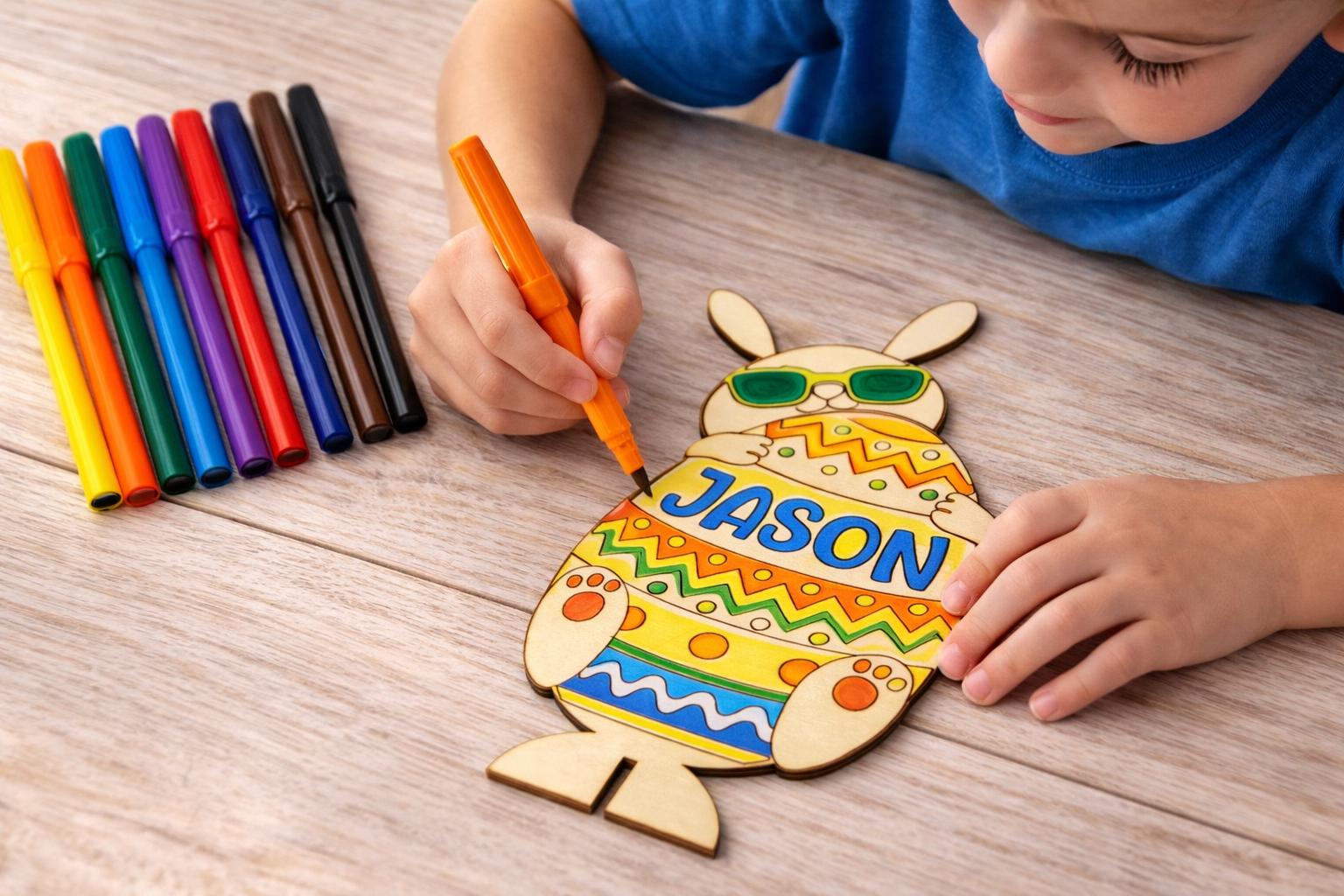 Easter Basket Stuffer for Kids - personalization example