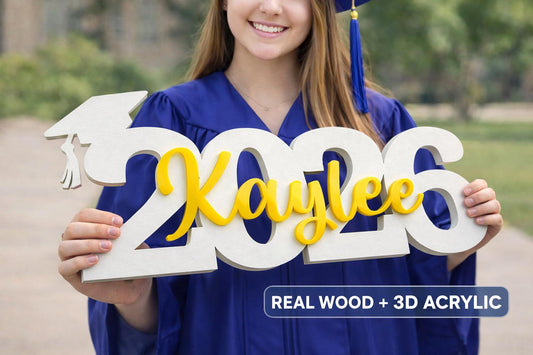 Senior Photo Prop Sign Class of 2026