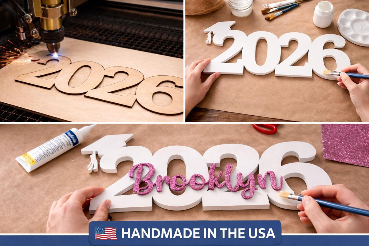 2027 Senior Photo Prop | Personalized Graduation Sign with Name